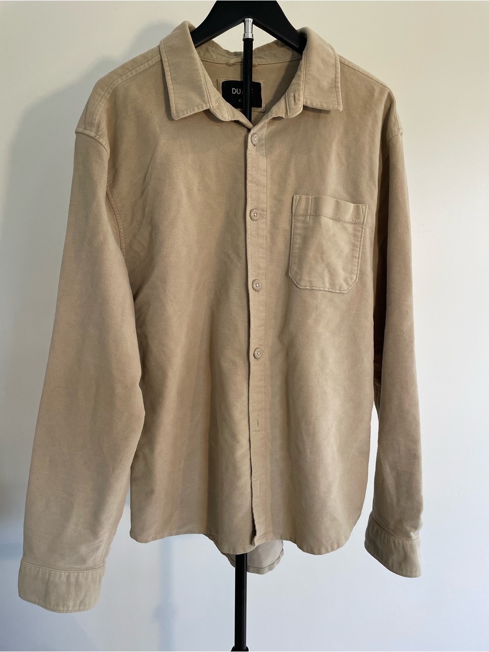 Men's Beige Button-Up Jacket - Picture 3 of 10